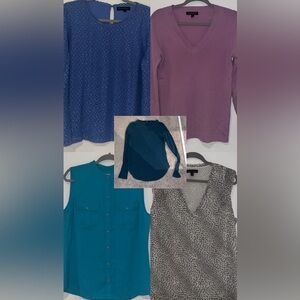 Banana Republic blouses and tops (sold separately)